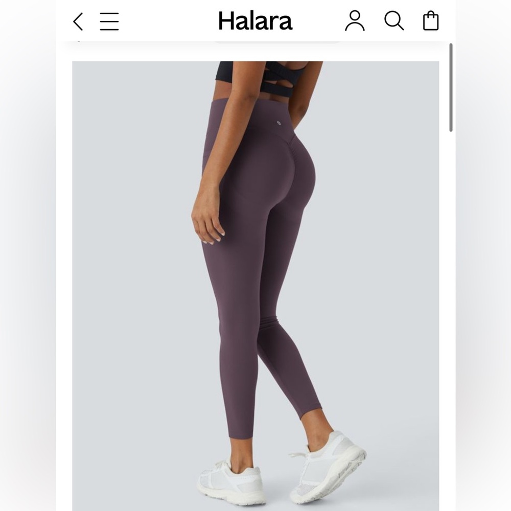 High-Waist Mauve Purple Leggings